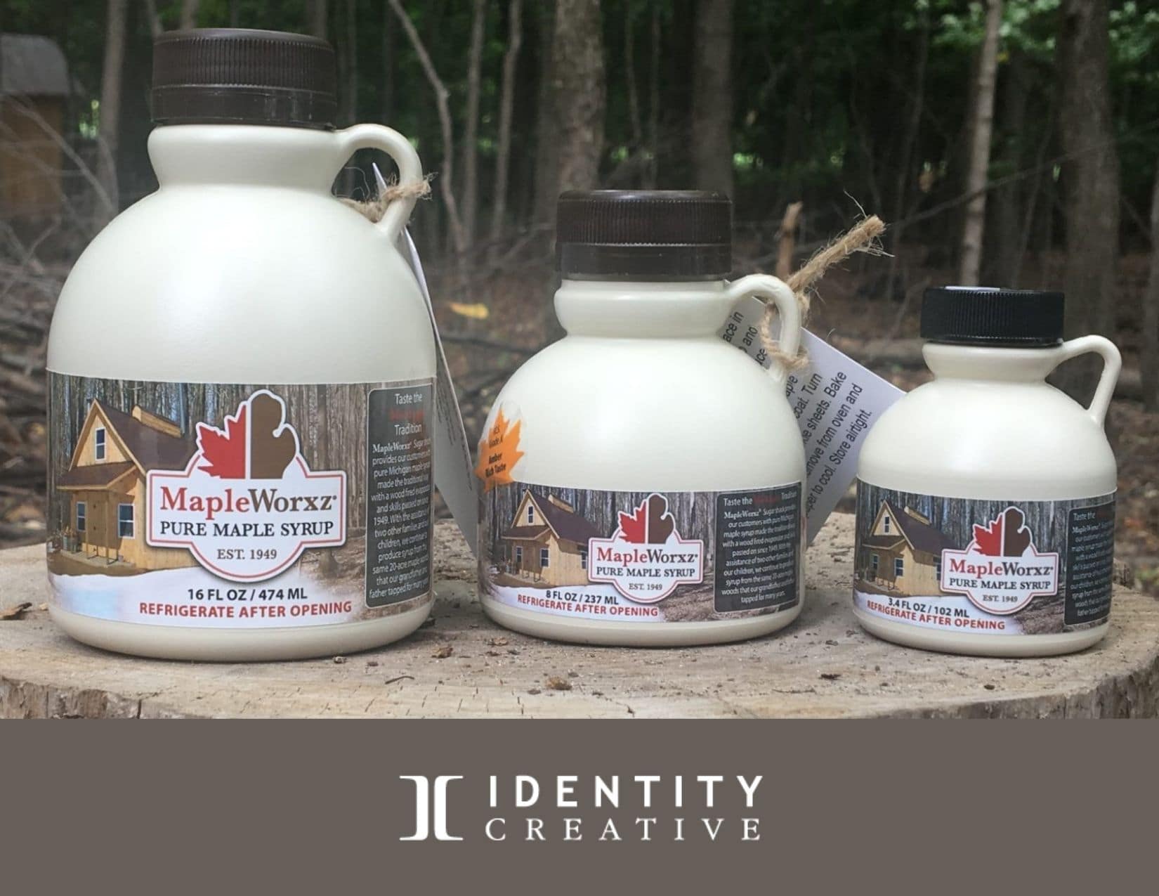 MapleWorxz Gets a Logo – It’s Michigan-grown pure maple syrup.